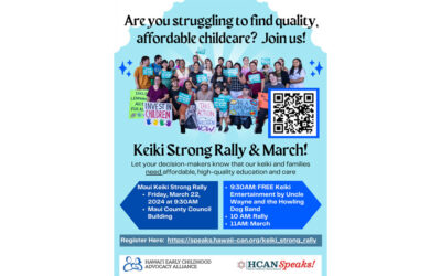 Keiki Strong Rally at Maui Courthouse