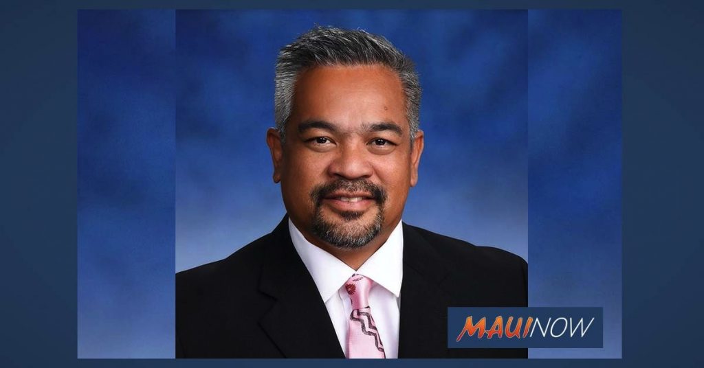 Maui County Council Member Shane Sinenci chairs the Water Authority, Social Services and Parks Committee. File photo<br />